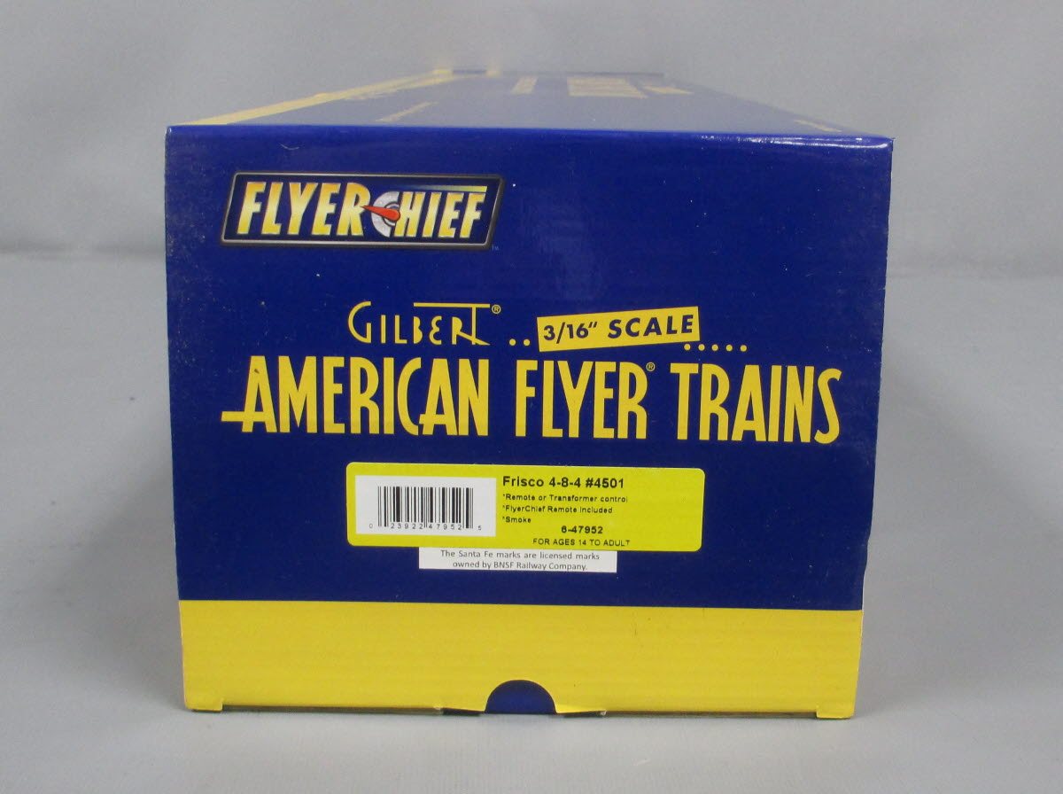 American Flyer 6-47952 O Frisco FlyerChief 4-8-4 Steam Locomotive #450
