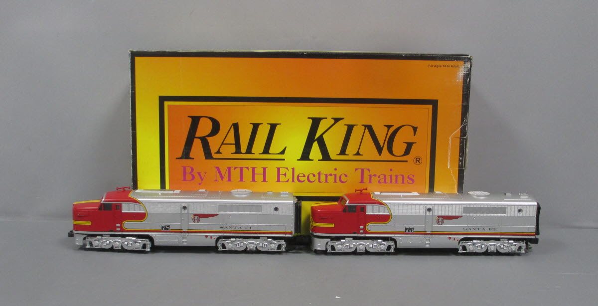 MTH 30-2857-1 Santa Fe Alco PA AA Diesel Engine Set w/PS2 #75/78