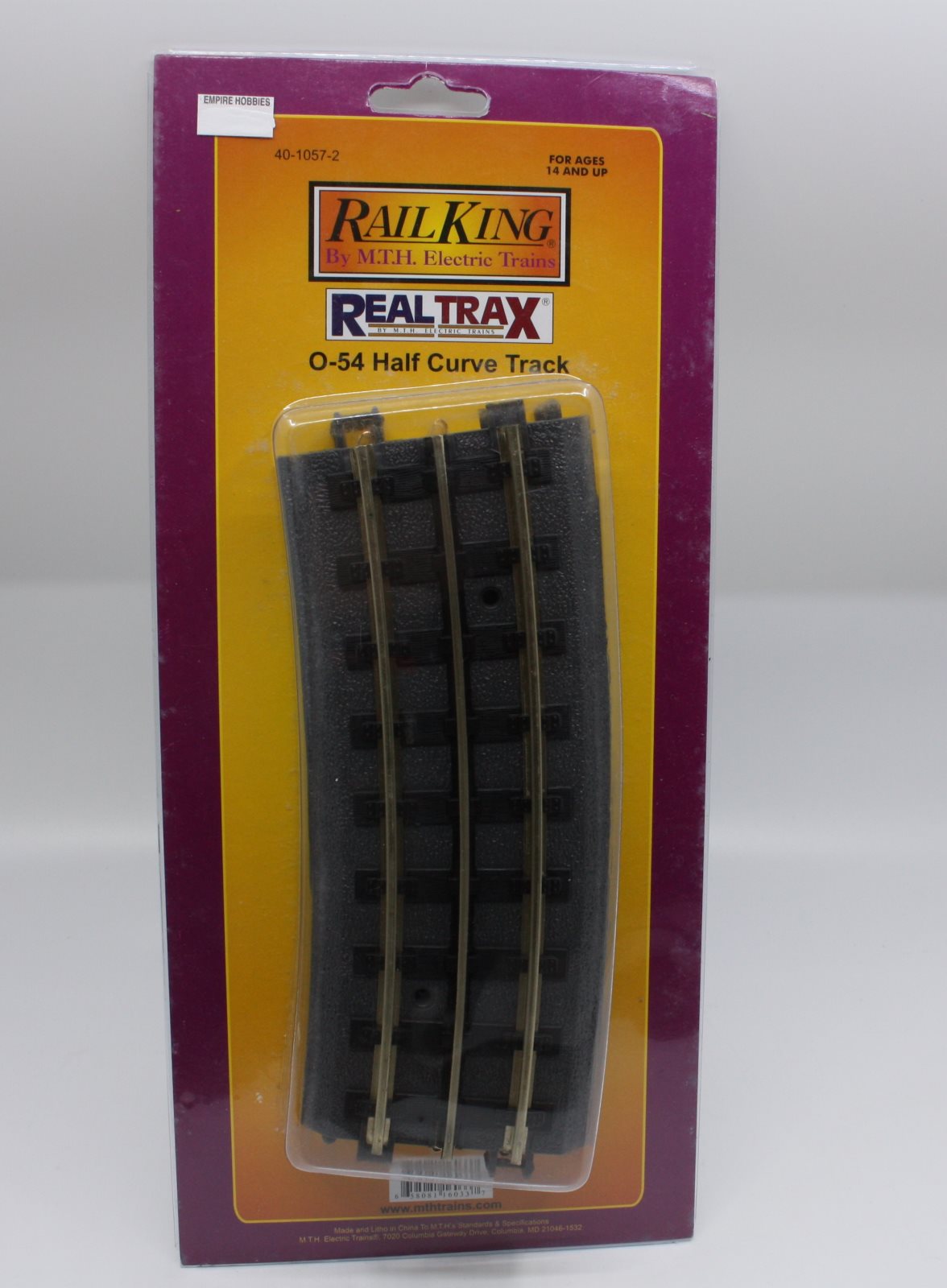 MTH 40-1057-2 RealTrax O-54 Half Curve Track