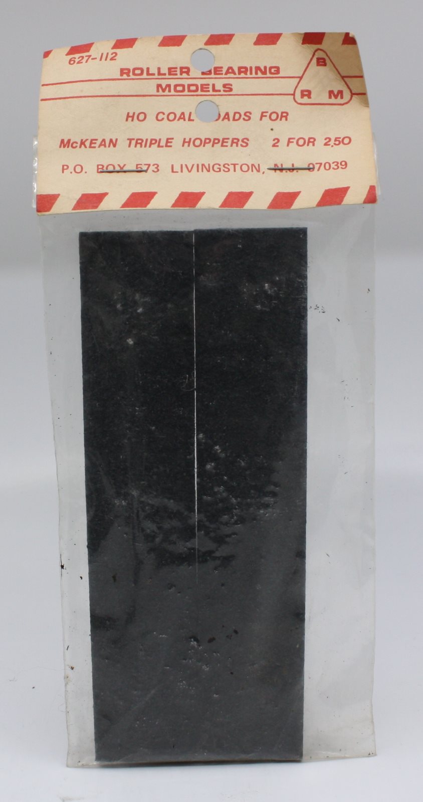 Roller Bearing Models 627-112 HO Coal Loads for Mckean Triple Hoppers (Bag of 2)