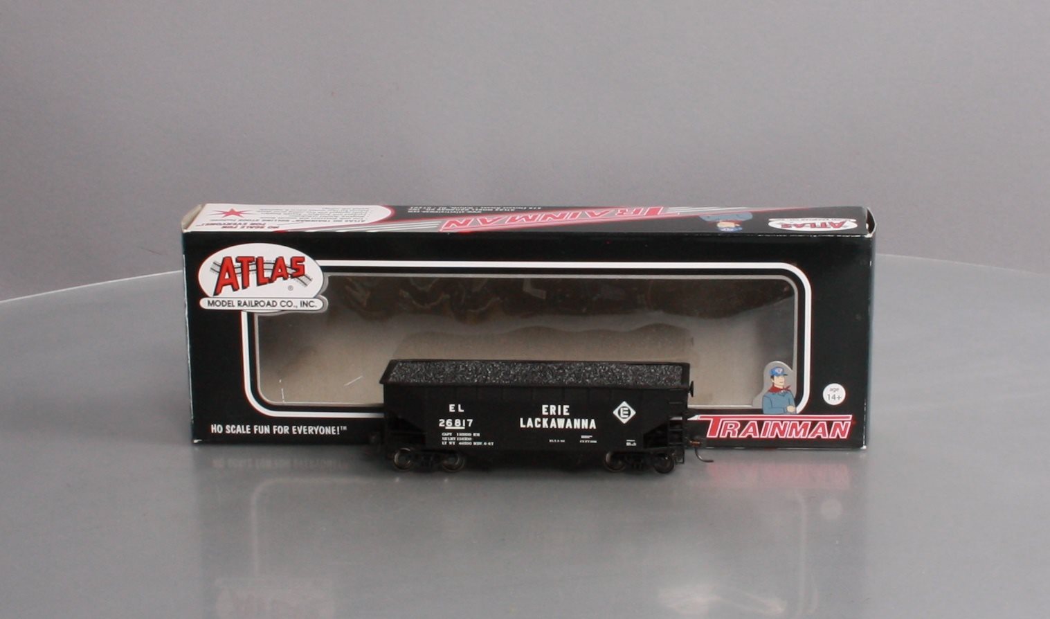 Atlas 20001491 HO Erie Lackawanna TM 2 Bay Hopper