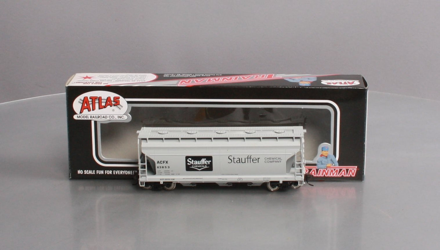 Atlas 943 HO Scale Stauffer Chemical ACF 3560 Covered Hopper #63853