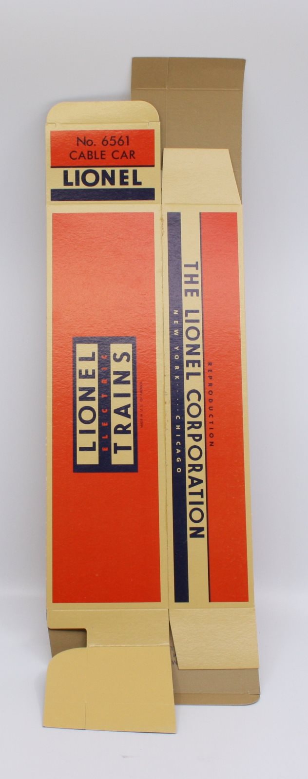 Lionel 6561 Vintage O Cable Car - Box Only