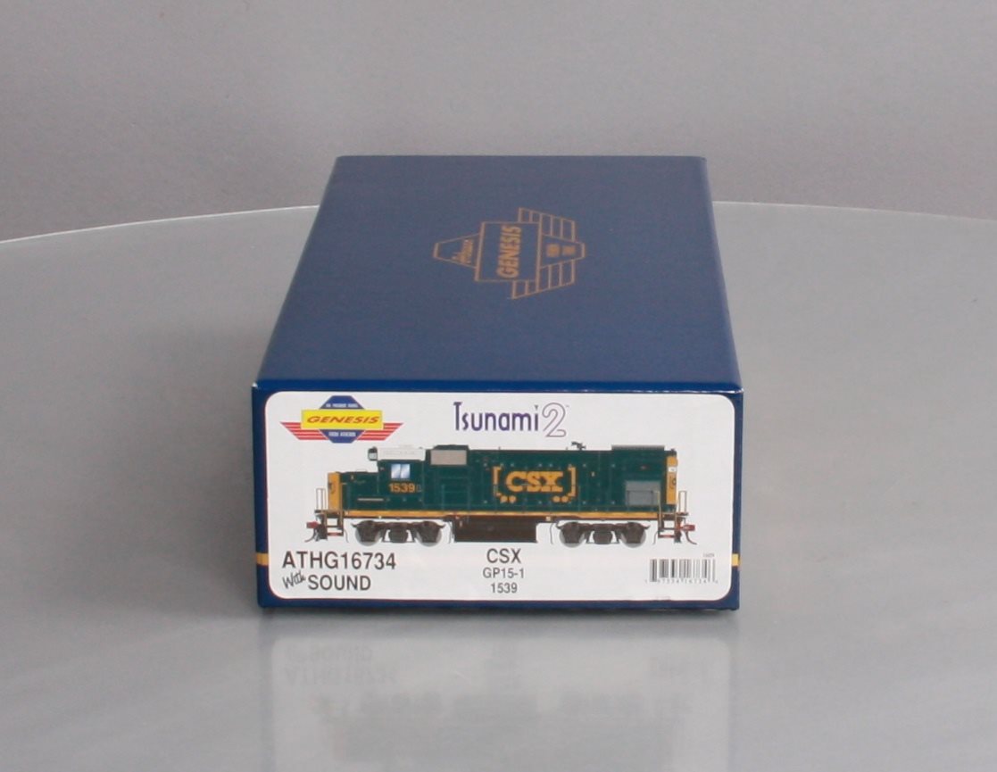 Athearn G16734 HO CSX GP15-1 Diesel Locomotive with DCC & Sound #1539