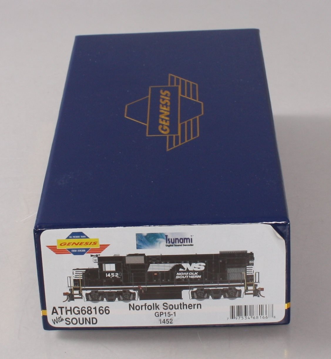 Athearn G68166 HO Norfolk Southern GP15-1 w/DCC & Sound Horsehead #1452