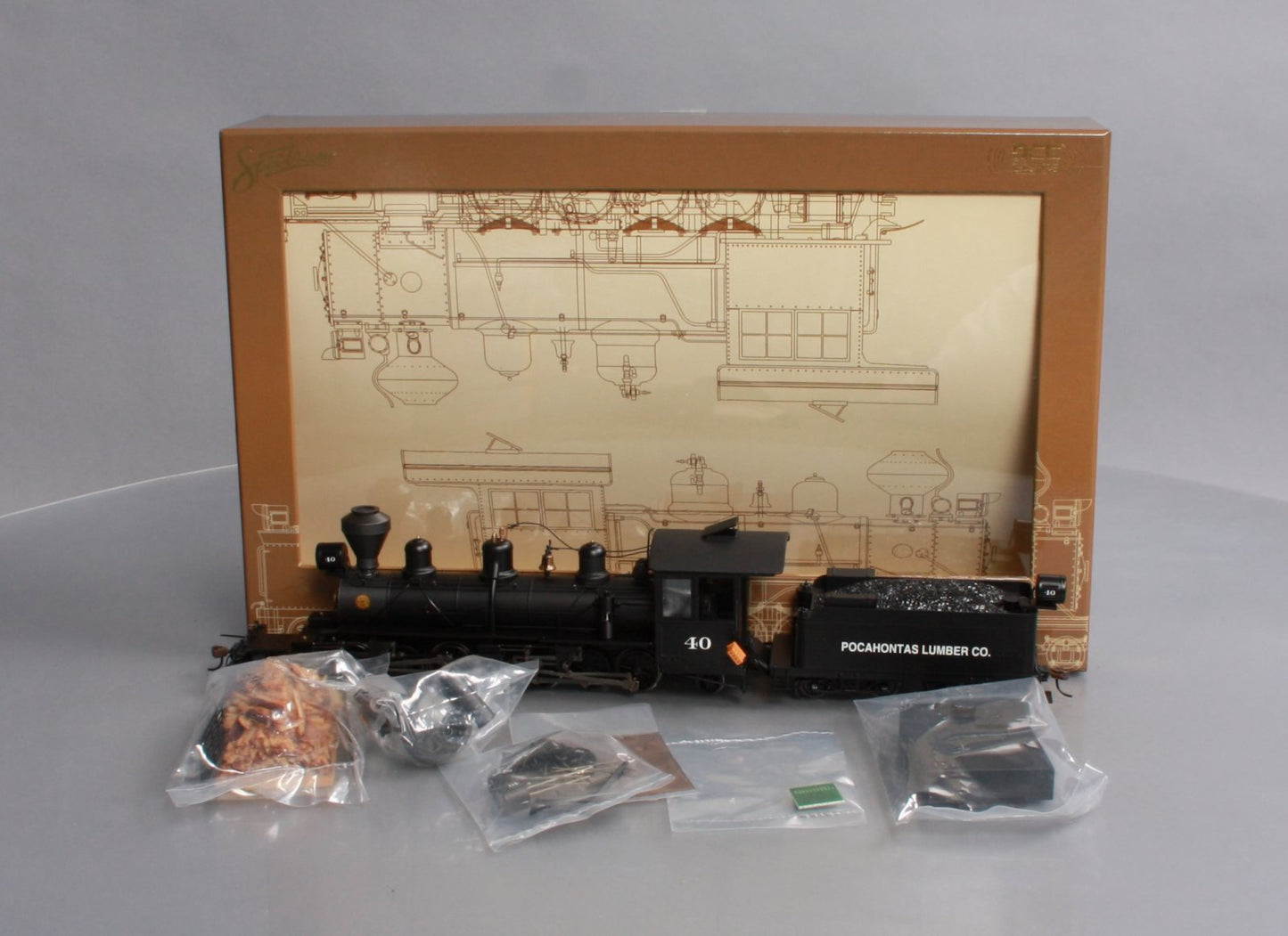 Bachmann 28704 On30 Pocahontas Lumber Co Baldwin 2-6-6-2 w/Sound & DCC #40