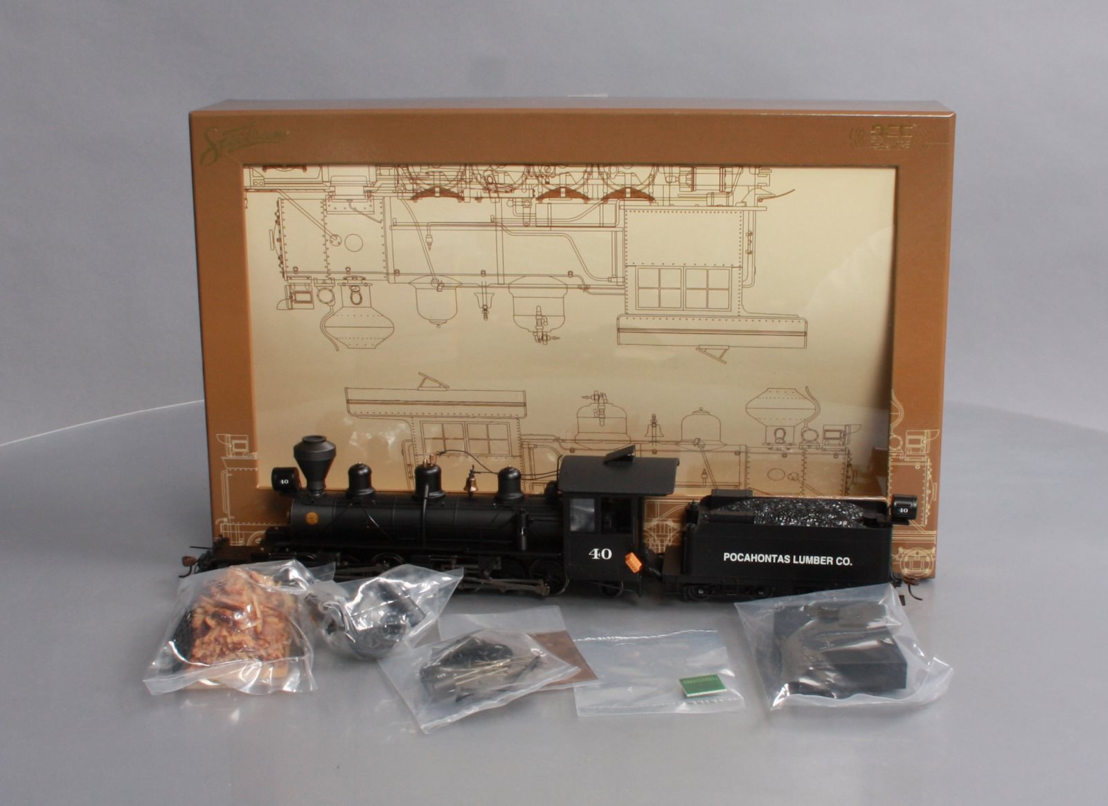 Bachmann 28704 On30 Pocahontas Lumber Co Baldwin 2-6-6-2 w/Sound & DCC #40