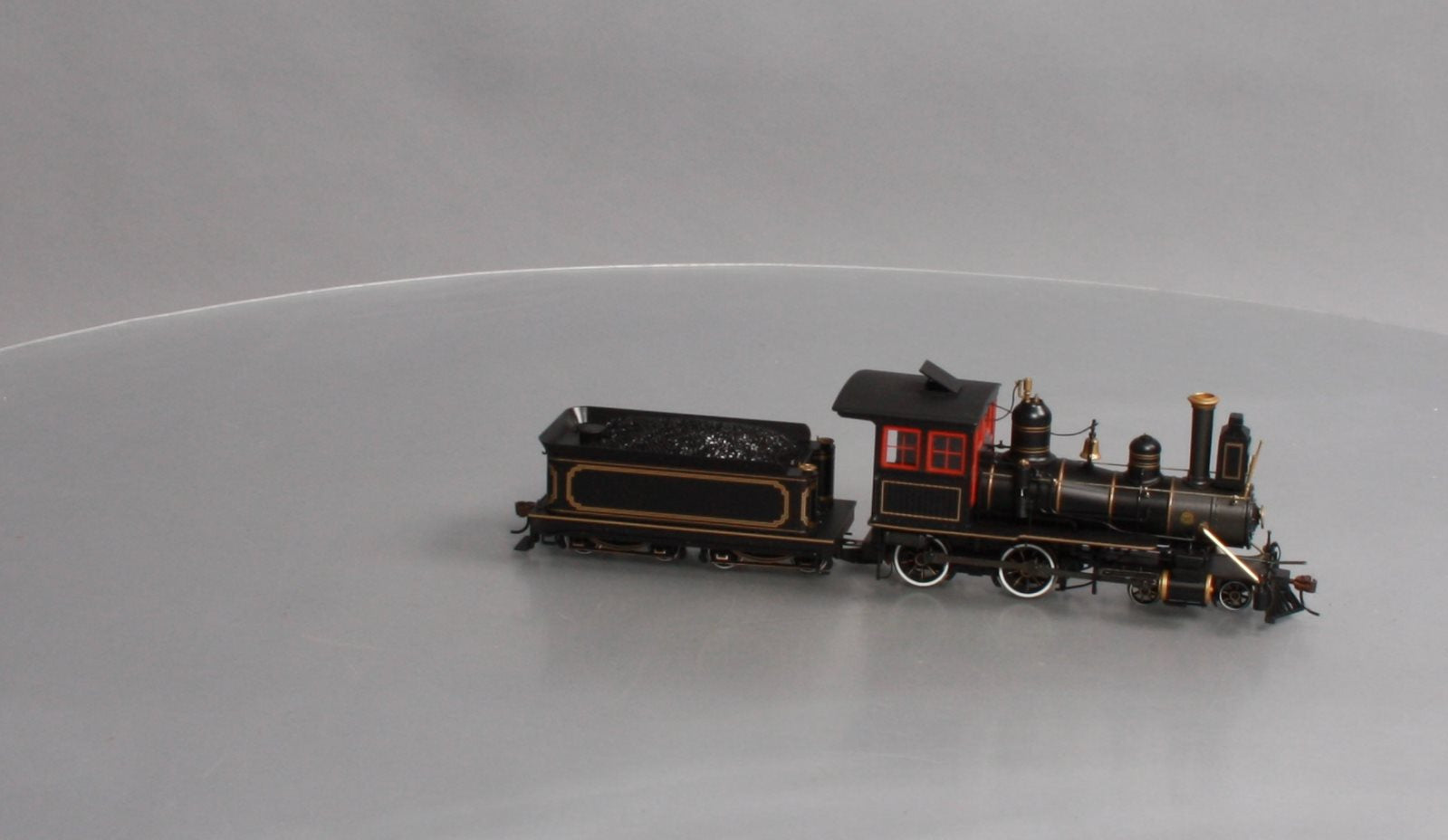 Bachmann 28302 On30 Painted & Unlettered 4-4-0 American Wood Cab with DCC Loco