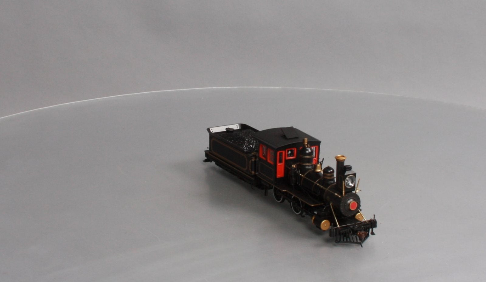 Bachmann 28302 On30 Painted & Unlettered 4-4-0 American Wood Cab with DCC Loco