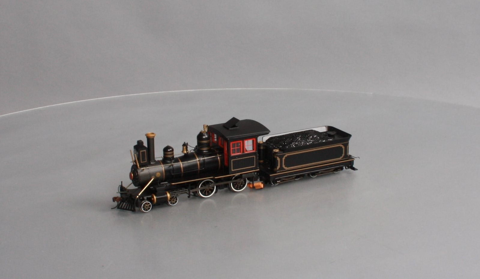 Bachmann 28302 On30 Painted & Unlettered 4-4-0 American Wood Cab with DCC Loco