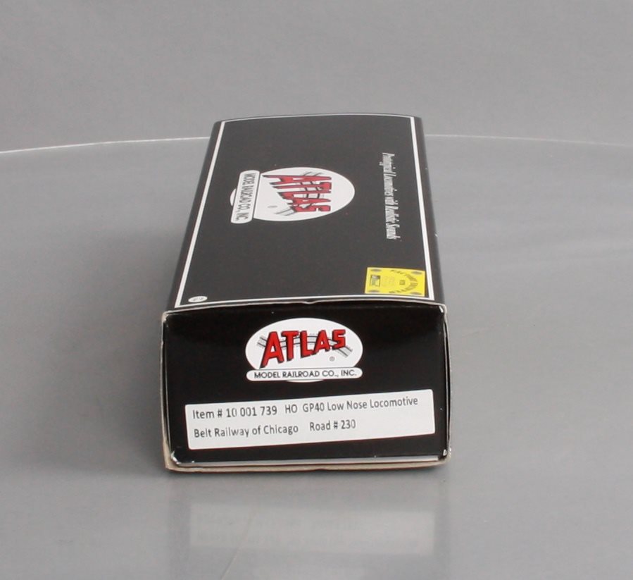 Atlas 10001739 HO Belt Railway of Chicago EMD GP40 Low Nose Diesel Engine #230