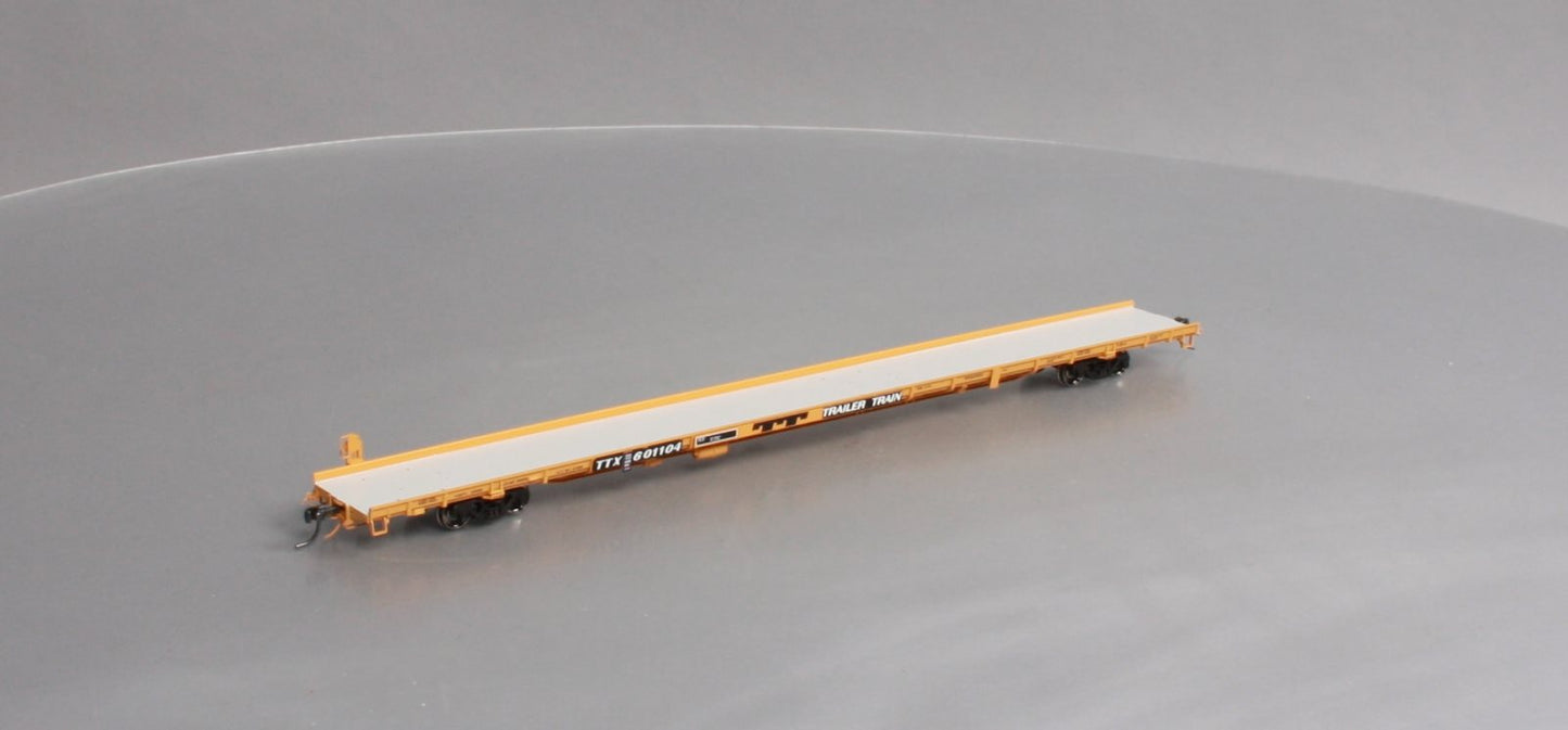 Atlas 20004094 HO TTX 1970s F89J Flat Car (Mid/End Hitches) #601104