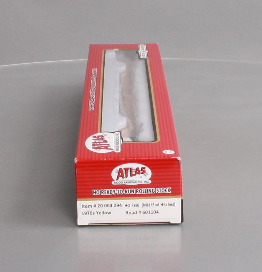 Atlas 20004094 HO TTX 1970s F89J Flat Car (Mid/End Hitches) #601104