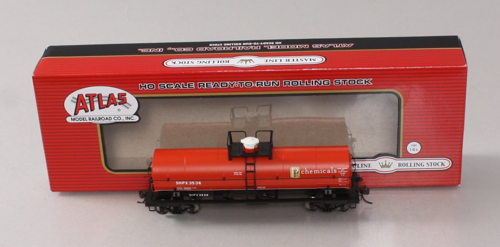 Atlas 20004677 HO PPG Chemicals 11,000 Gallon Tank Car w/o Platform #3536