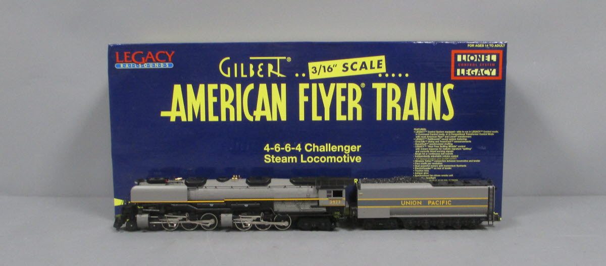 American Flyer 6-48084 S Scale Union Pacific 4-6-6-4 Gray Challenger #3977