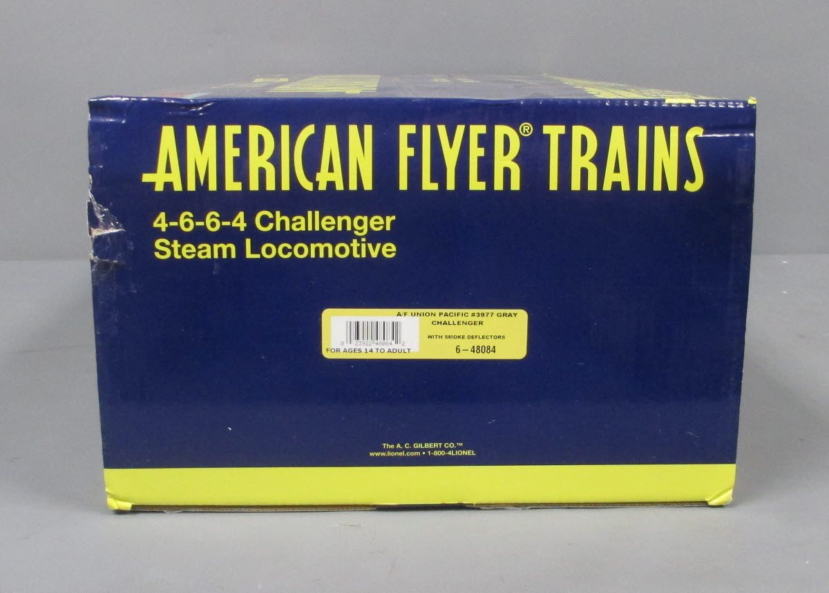 American Flyer 6-48084 S Scale Union Pacific 4-6-6-4 Gray Challenger #3977