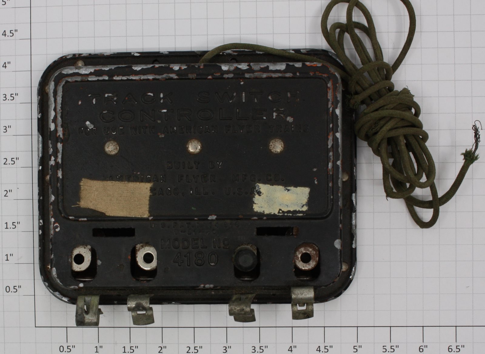 American Flyer 4180-1X Standard Gauge Switch Controller Missing Parts