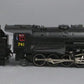 American Flyer 6-48182 S LEGACY Virginian 2-8-8-2 Steam Locomotive & Tender #741