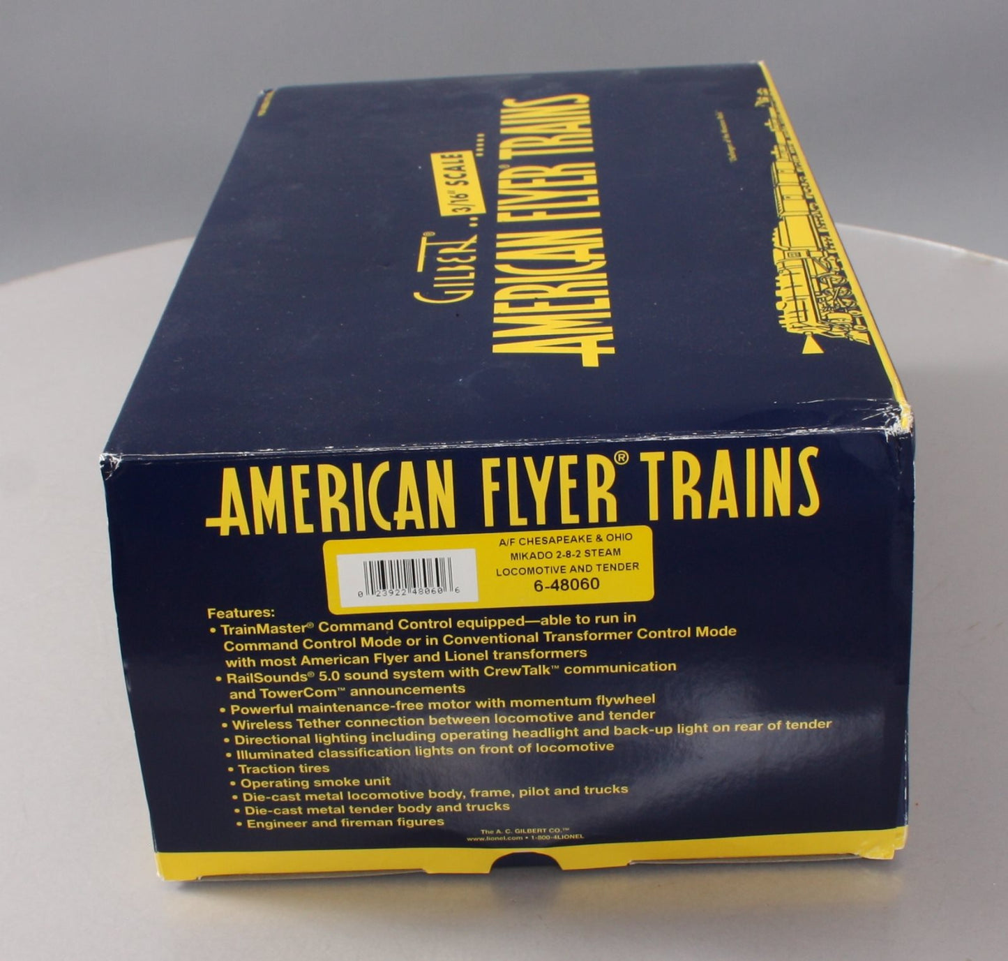 American Flyer 6-48060 S Chesapeake & Ohio 2-8-2 Mikado Steam Locomotive