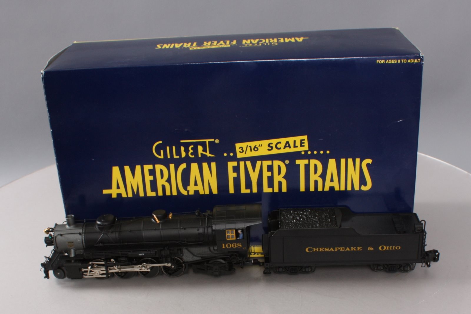 American Flyer 6-48060 S Chesapeake & Ohio 2-8-2 Mikado Steam Locomotive