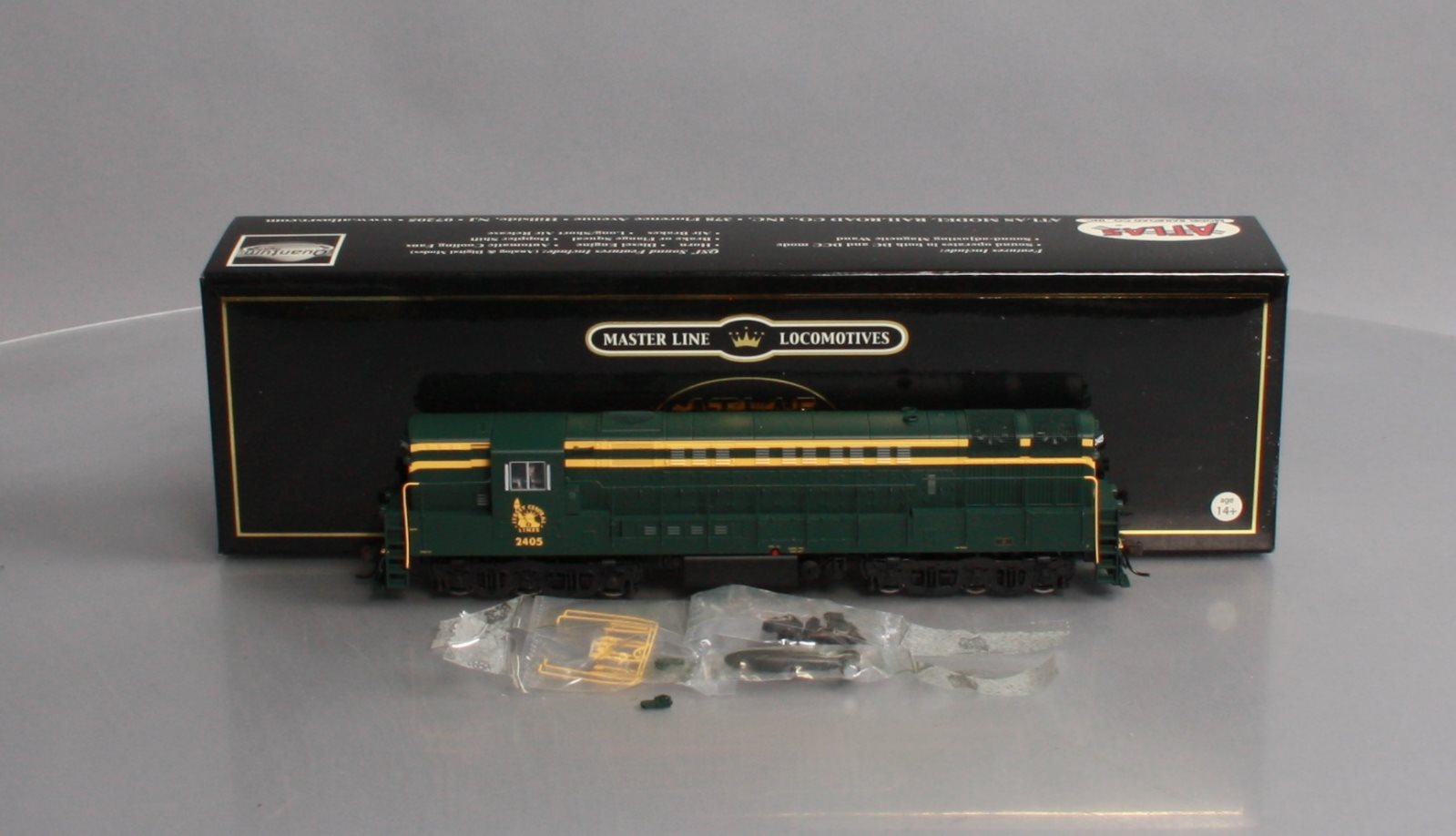 Atlas 7765 HO Jersey Central Ph 1b Diesel Locomotive #2405