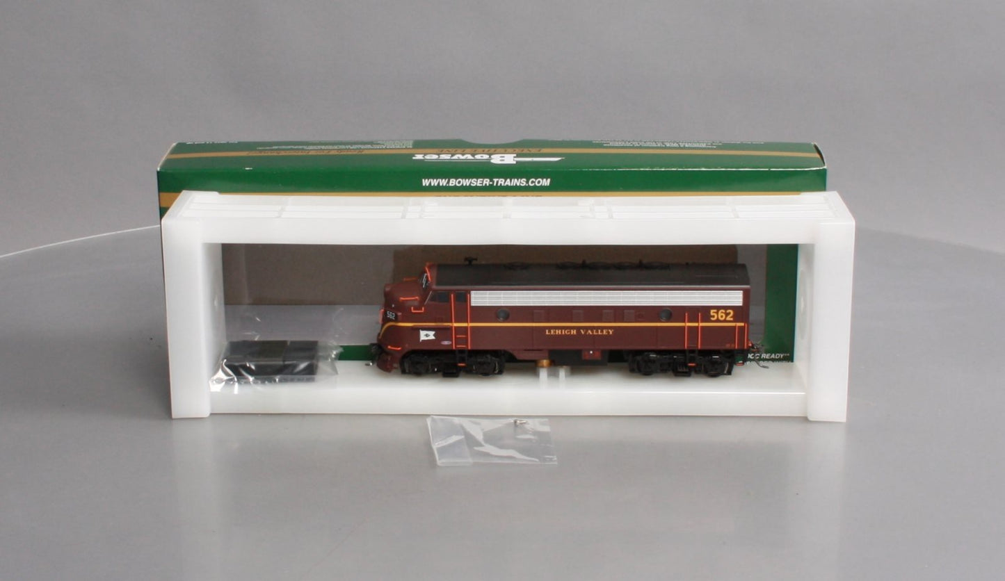 Bowser 24056 HO Lehigh Valley EMD F7A Diesel Locomotive Standard DC #562