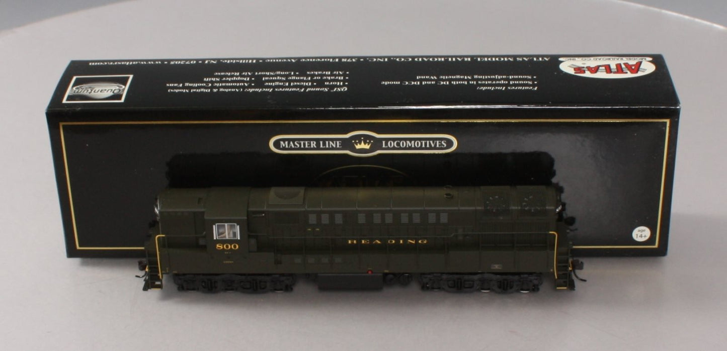 Atlas 7767 HO Reading Trainmaster Ph1B w/DCC & Sound #800