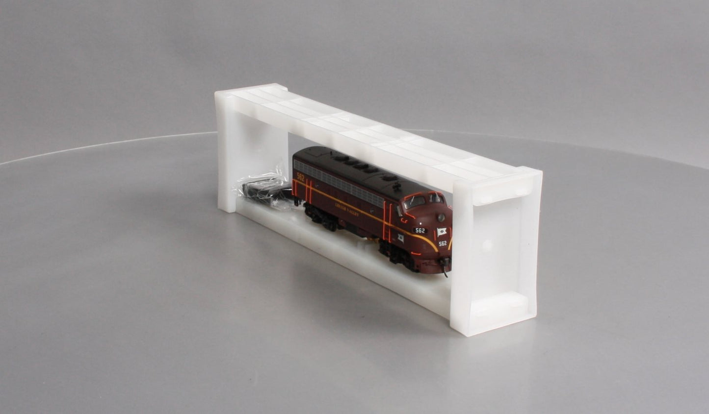 Bowser 24058 HO Lehigh Valley EMD F7A Diesel Locomotive with LokSound & DCC #562