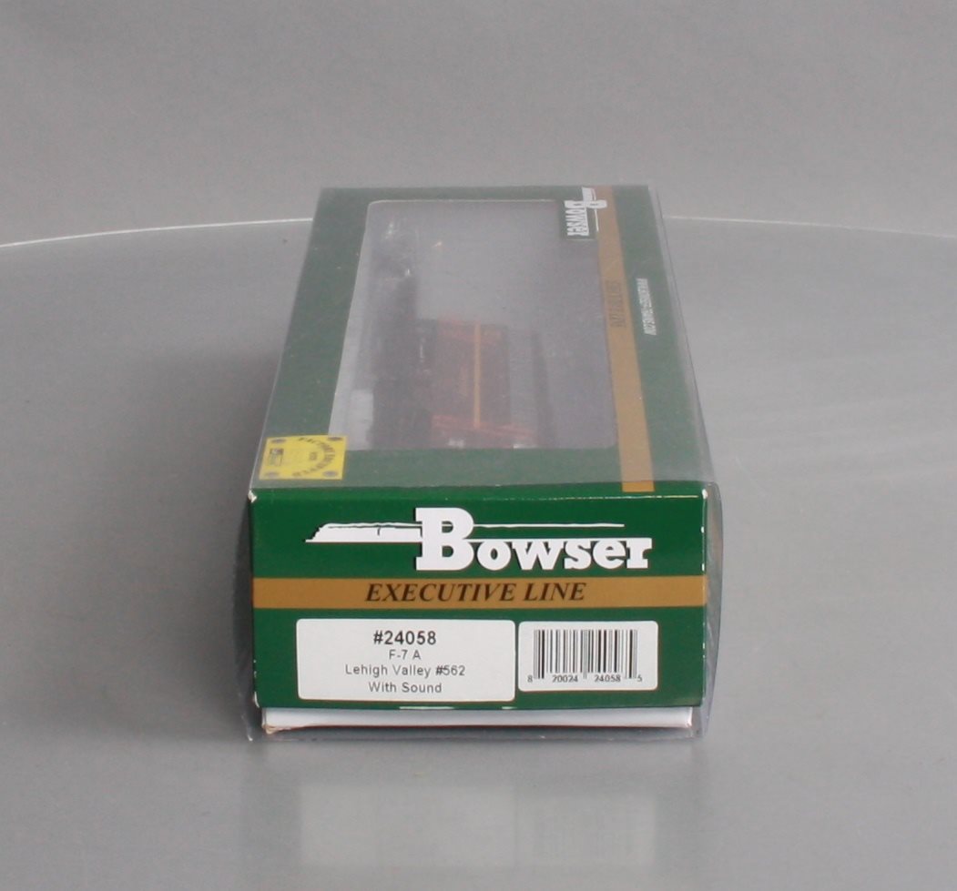 Bowser 24058 HO Lehigh Valley EMD F7A Diesel Locomotive with LokSound & DCC #562