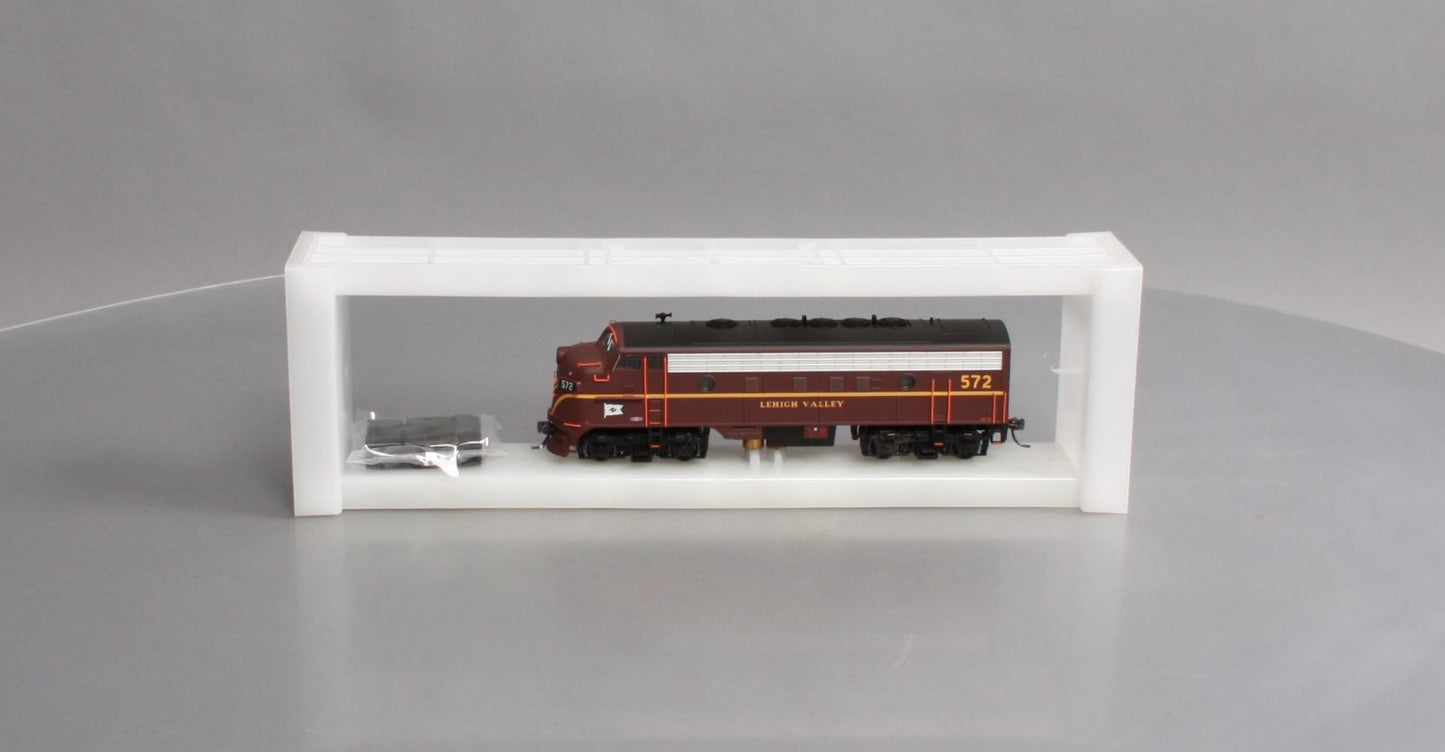 Bowser 24057 HO Lehigh Valley EMD F7A Diesel Locomotive Standard DC #572