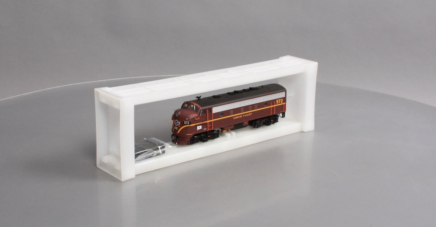 Bowser 24057 HO Lehigh Valley EMD F7A Diesel Locomotive Standard DC #572