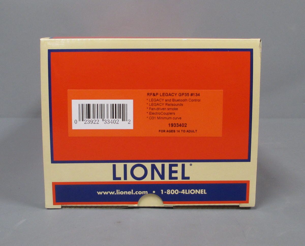 Lionel 1933402 O BTO RF&P GP35 Diesel LCS w/Bluetooth #134