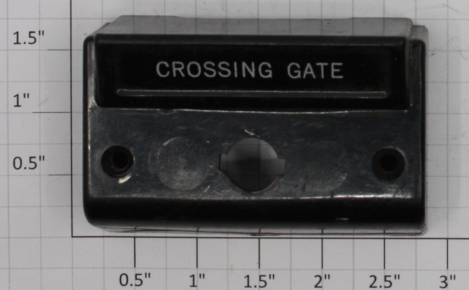 American Flyer XA14A964-TX S Scale Crossing Gate Control Housing Shell Only
