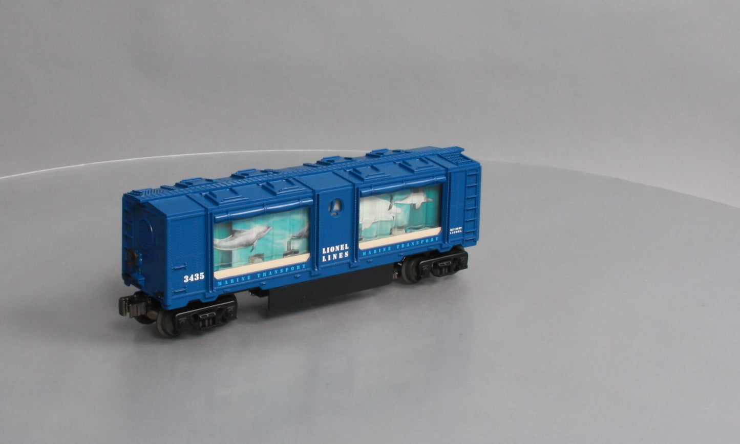 Lionel 6-19845 O Gauge Marine Transport Aquarium Car w/ Command Control #3435