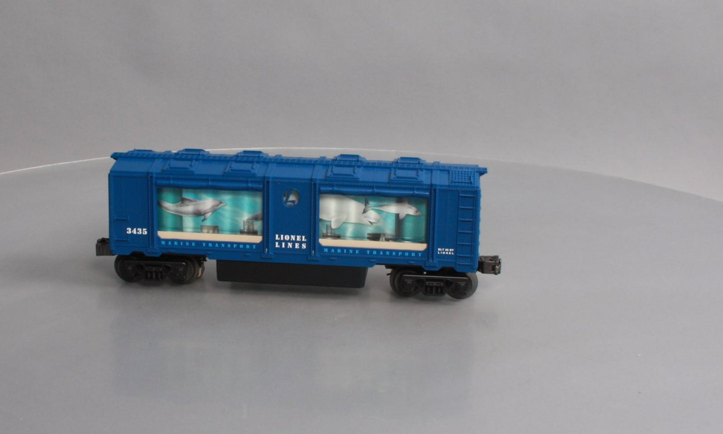 Lionel 6-19845 O Gauge Marine Transport Aquarium Car w/ Command Control #3435