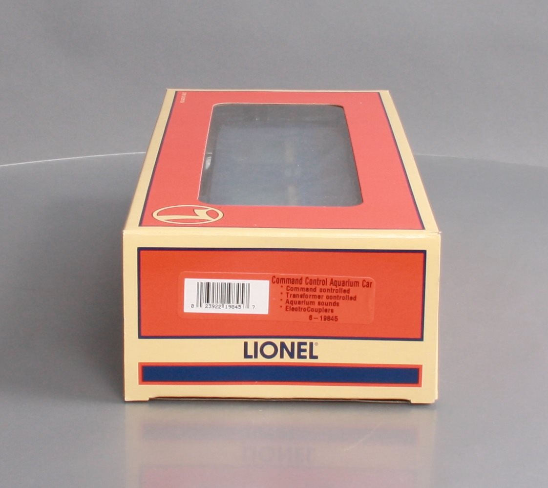 Lionel 6-19845 O Gauge Marine Transport Aquarium Car w/ Command Control #3435