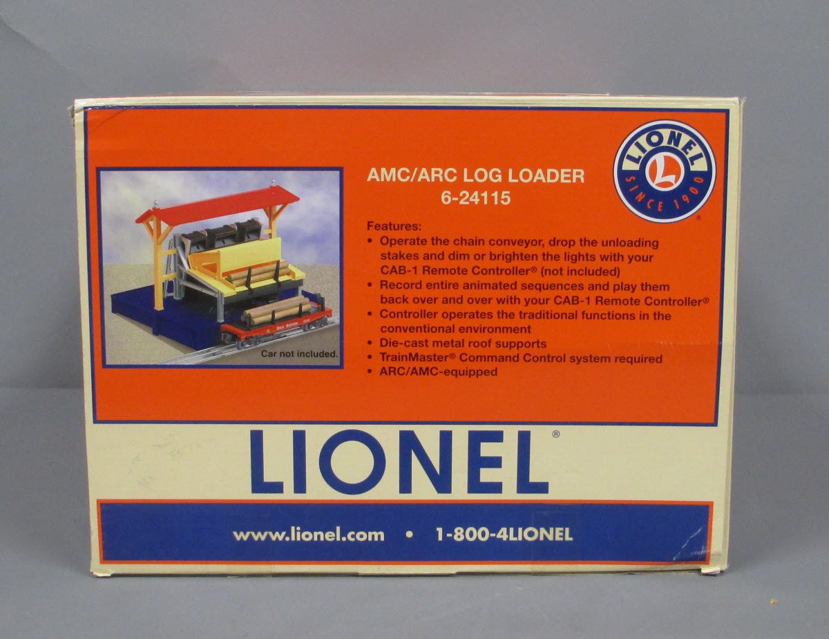 Lionel 6-24115 O Gauge AMC/ARC Operating Log Loader with TMCC