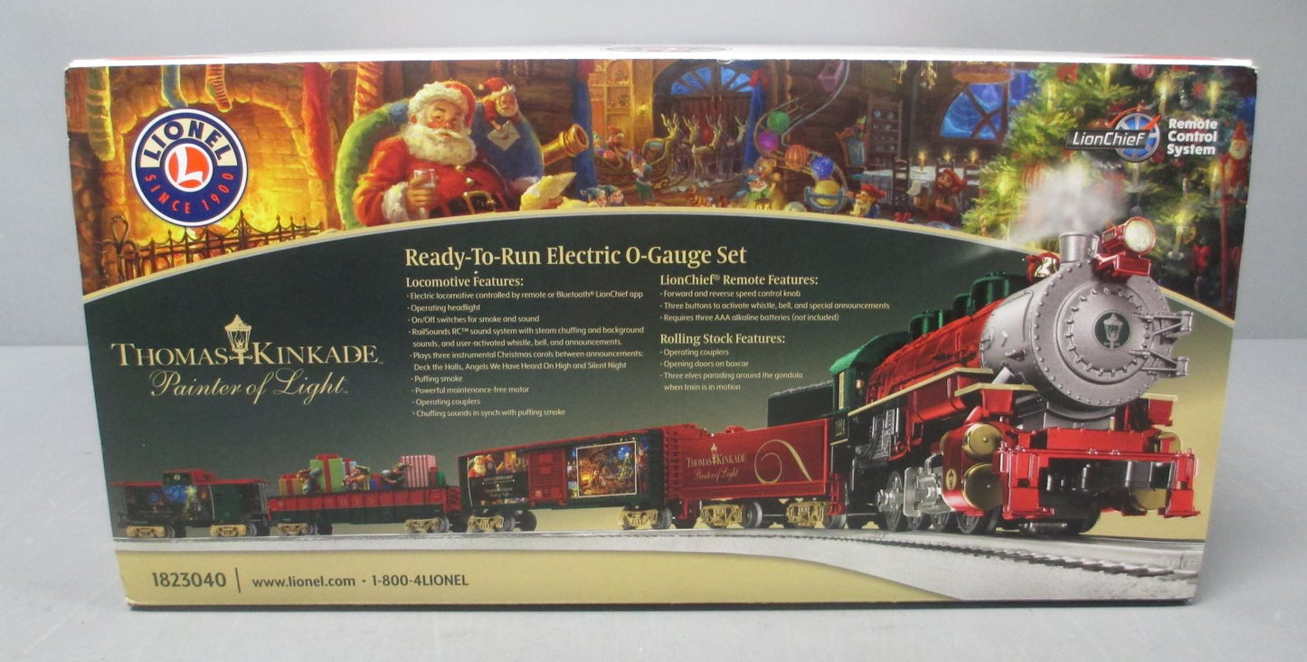 Lionel 1823040 Thomas Kinkade Christmas LionChief O Gauge Train Set w/ Bluetooth
