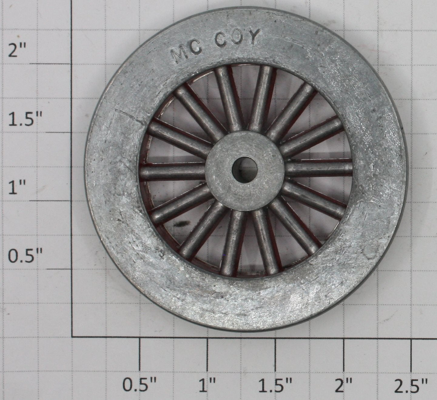 American Flyer 4000-1 Red Spoked 2-3/8" Std. Electric Loco Plain Wheel