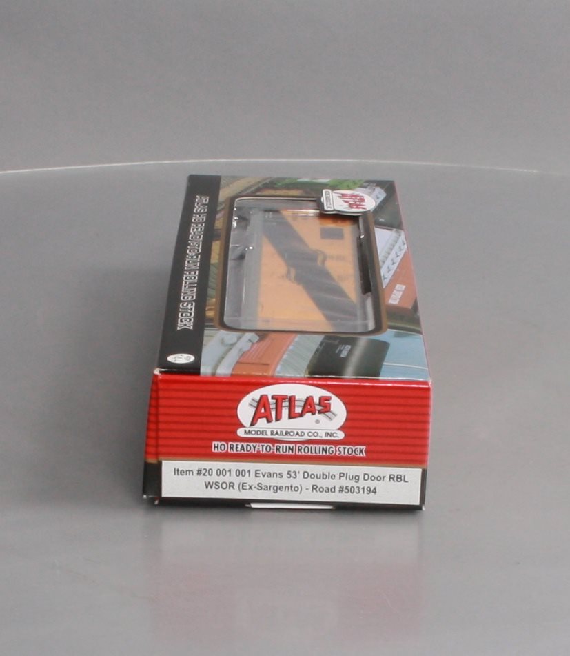 Atlas 20001001 HO Wisconsin Southern Evans 53' Dbl. Plug Door RBL #503194