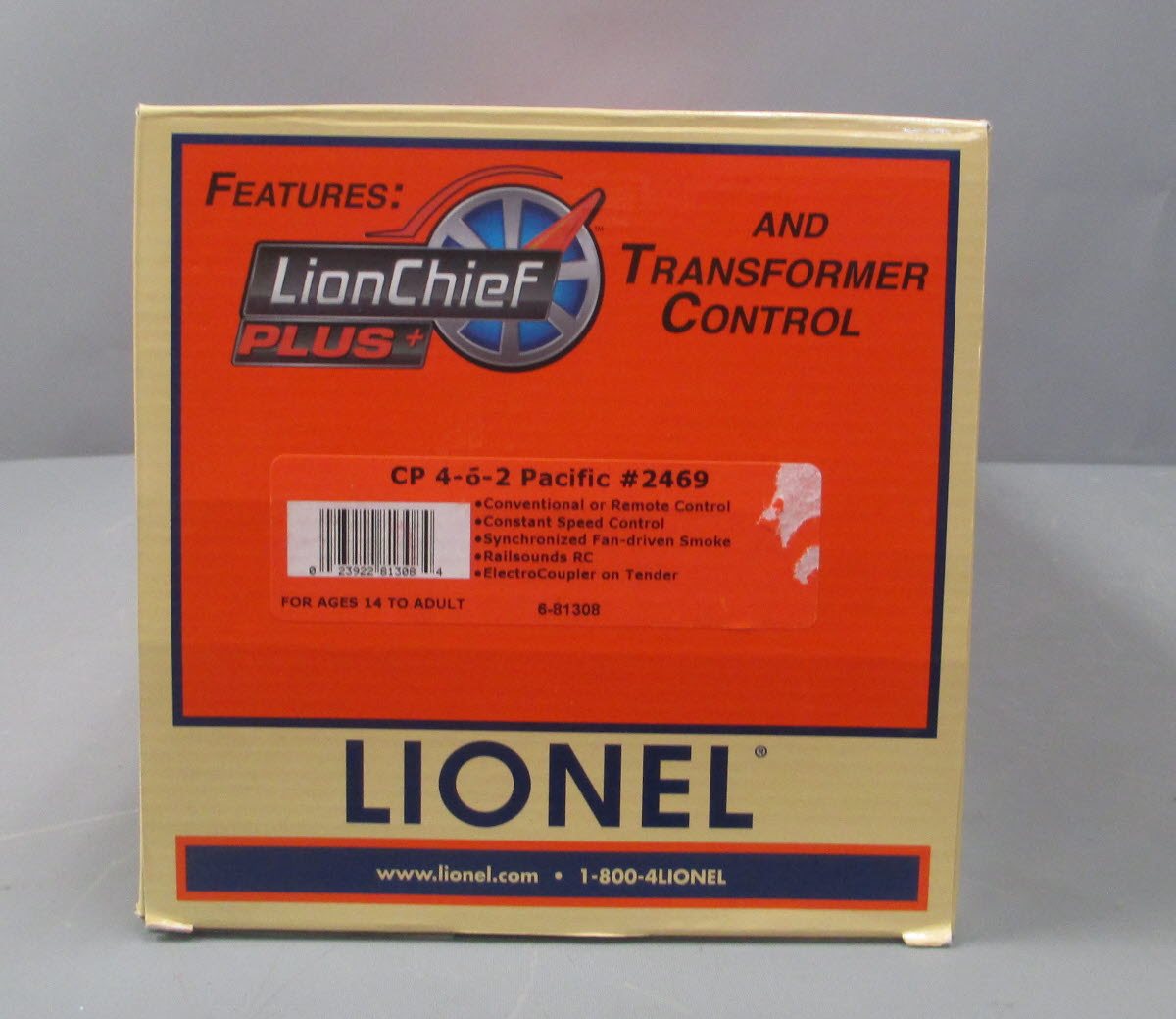 Lionel 6-81308 O CP LionChief Plus 4-6-2 Pacific Steam Locomotive #2469