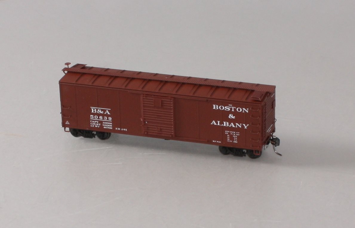 Broadway Limited 1761 HO Boston & Albany 486 40' Steel Boxcar #50639