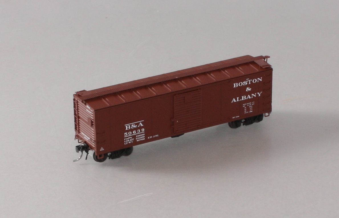 Broadway Limited 1761 HO Boston & Albany 486 40' Steel Boxcar #50639
