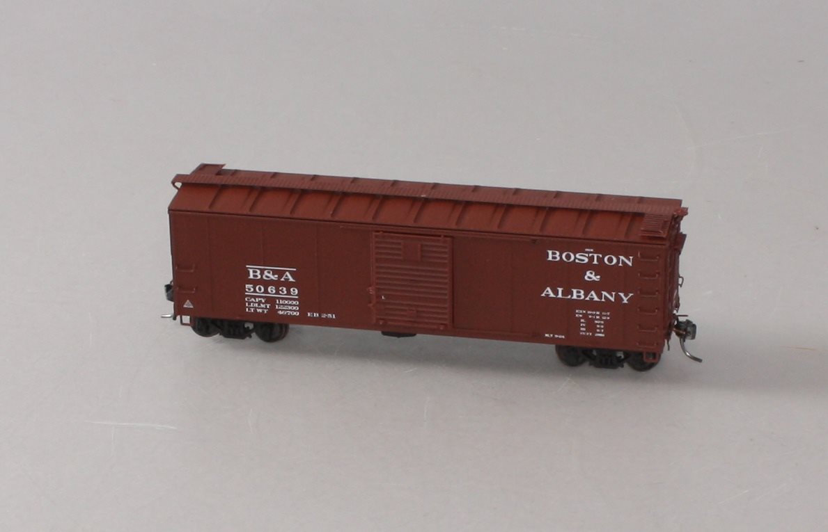 Broadway Limited 1761 HO Boston & Albany 486 40' Steel Boxcar #50639