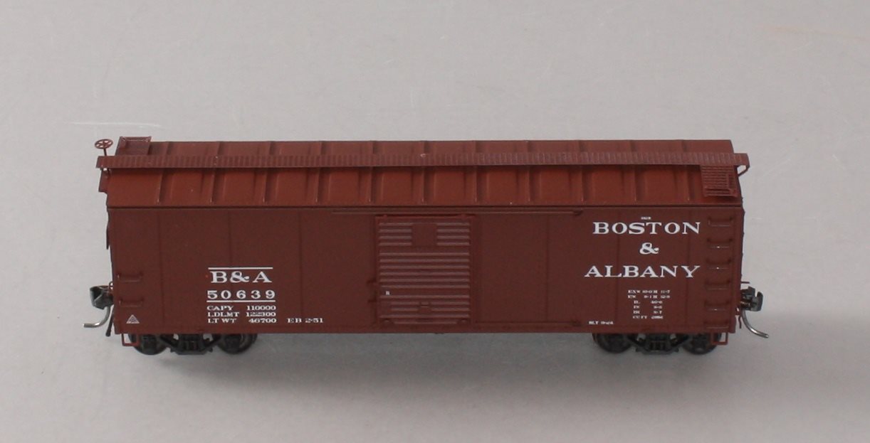 Broadway Limited 1761 HO Boston & Albany 486 40' Steel Boxcar #50639
