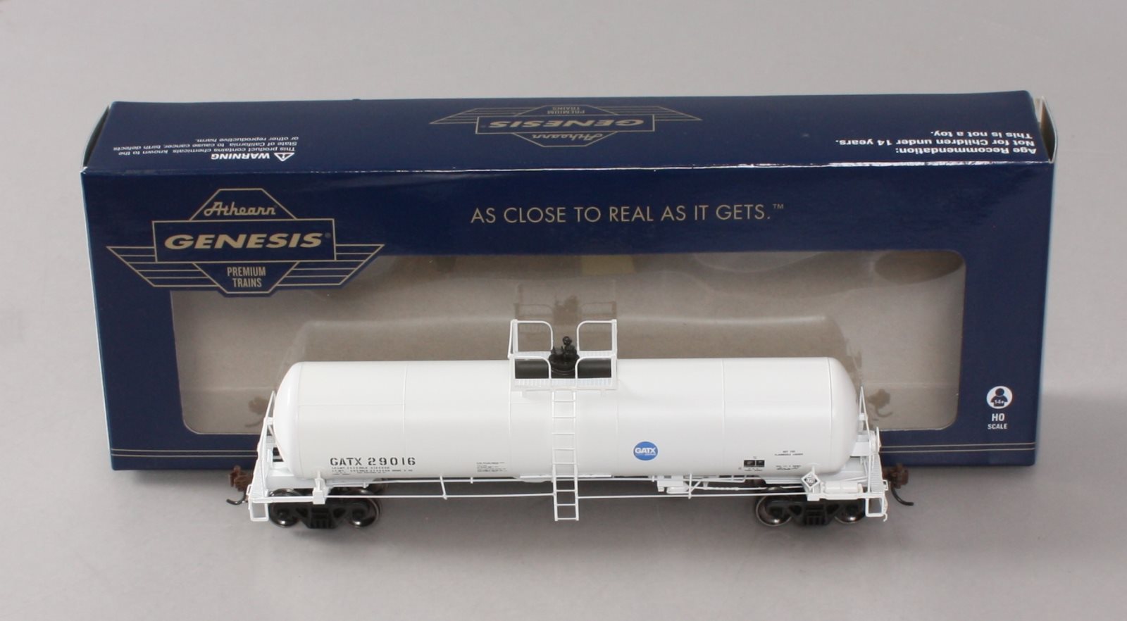 Athearn G40105 HO GATX/White GATC 20,000-Gal Acid Tank #29016