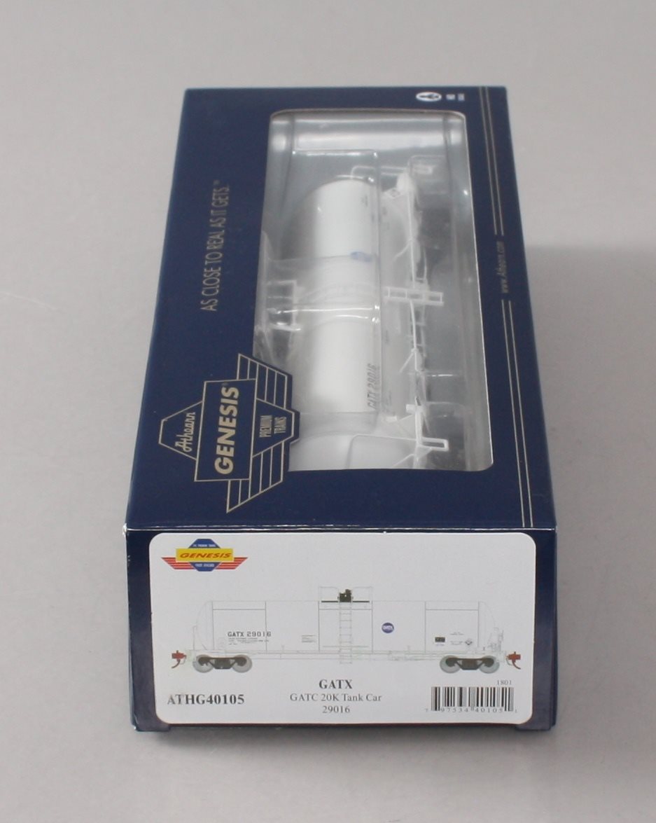 Athearn G40105 HO GATX/White GATC 20,000-Gal Acid Tank #29016