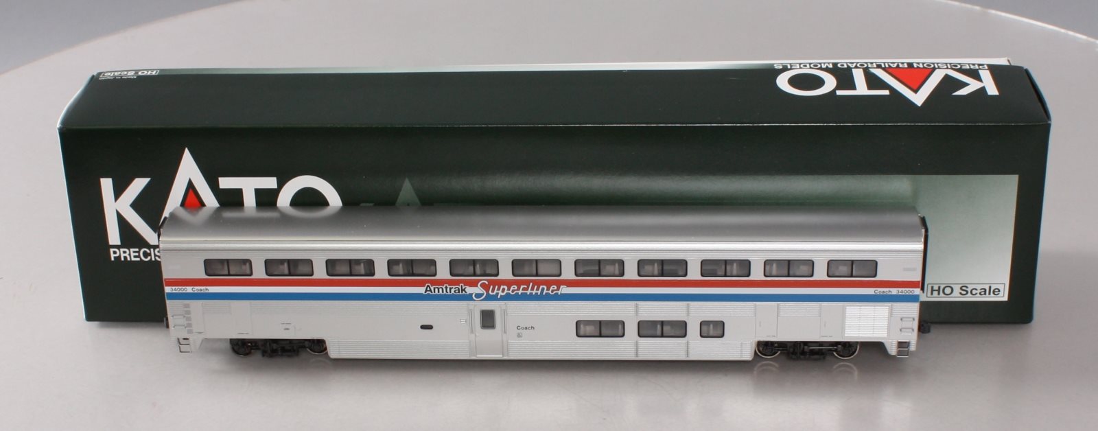 Kato 35-6051 HO Scale Amtrak Superliner Coach Phase III #34000