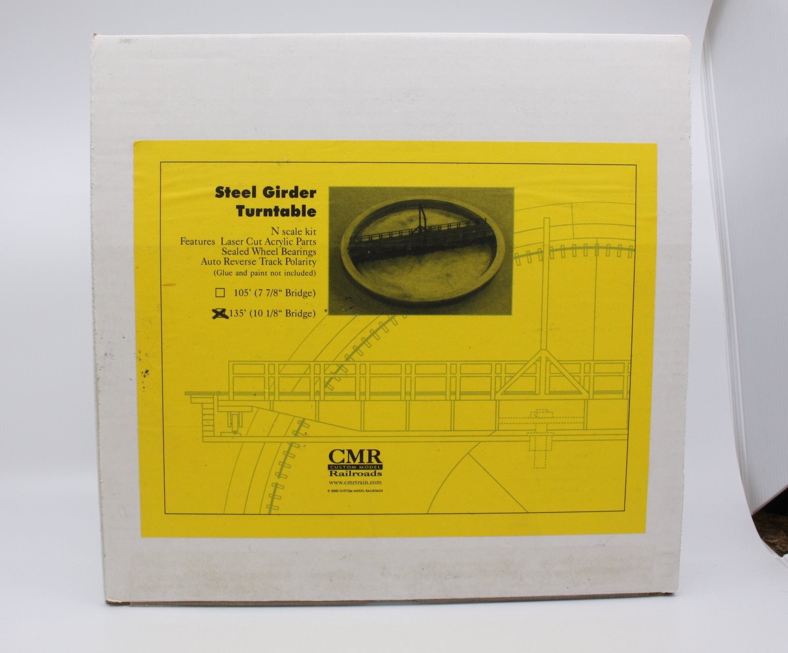Cusom Model Railroads 135 N Scale Steel Girder Turntable