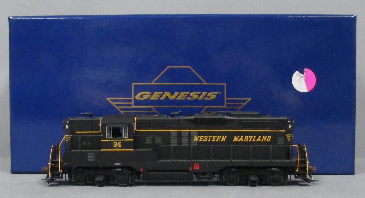 Athearn G62784 HO Western Maryland GP9 Diesel Locomotive with DCC & Sound #34